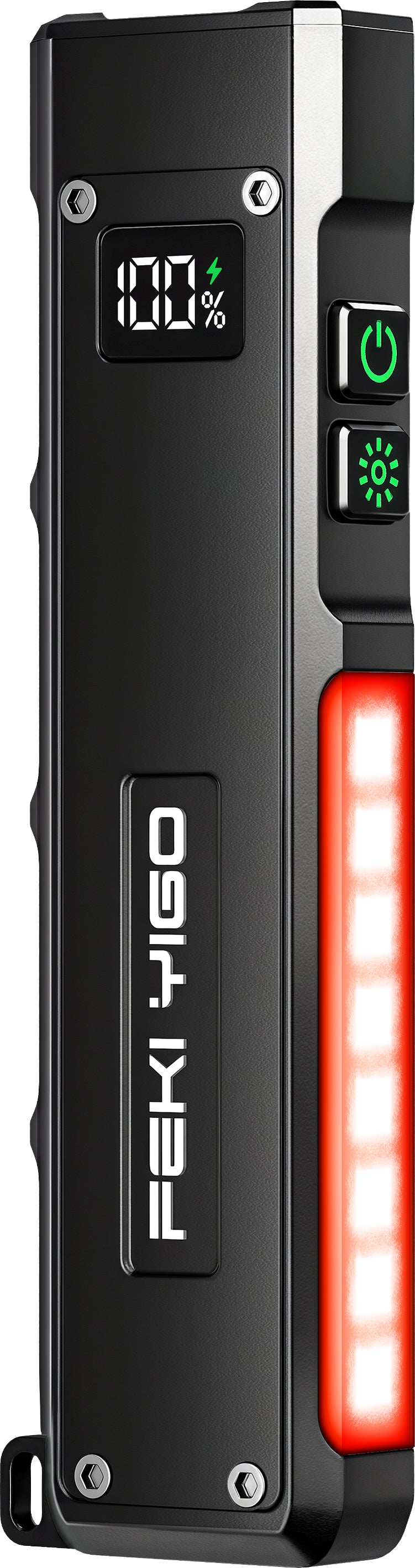 1800 Lumens Flat EDC Flashlight | 365nm UV | RGB | Magnetic | IPX4 Waterproof | Rechargeable