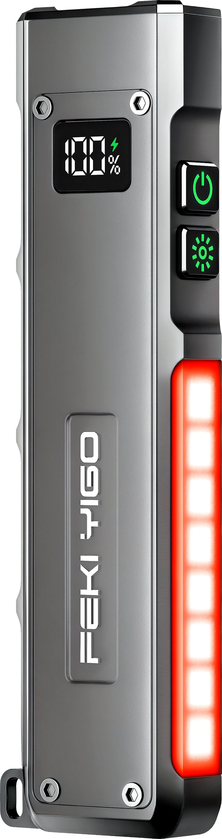 1800 Lumens Flat EDC Flashlight | 365nm UV | RGB | Magnetic | IPX4 Waterproof | Rechargeable